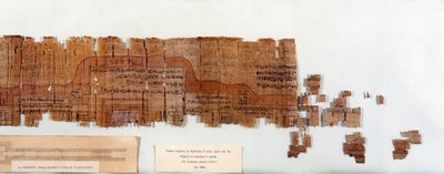 Antigüedad egipcia: papiro que representa el plano de la tumba del faraón Ramsés IV (1154-1143 a.C.) dinastía XX. Turín, museo egipcio de Egyptian 20th Dynasty