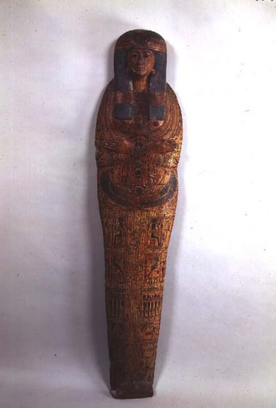 Sarcófago de la cantante Tentamon, Tercer Periodo Intermedio de Egyptian 21st Dynasty