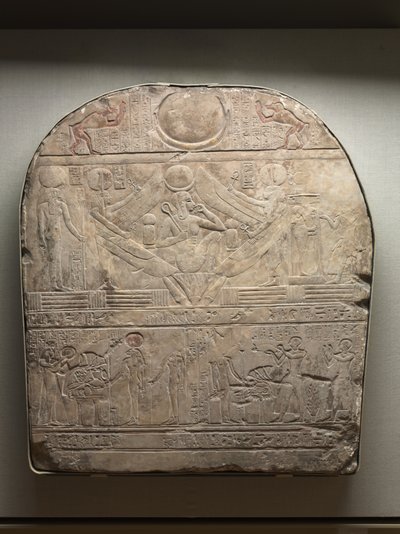 Estela del Sumo Sacerdote de Ptah, Shedsunefertem, 945-924 a.C. de Egyptian 22nd Dynasty