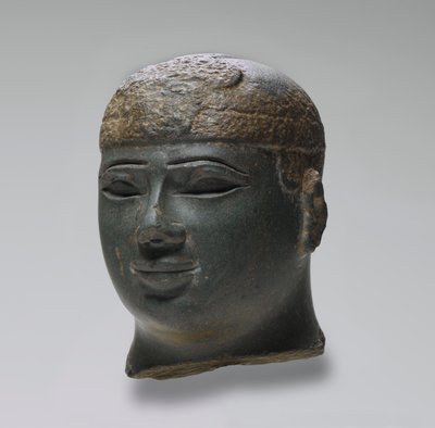 Cabeza de un gobernante kushita, c.716-02 a.C. de Egyptian 25th Dynasty