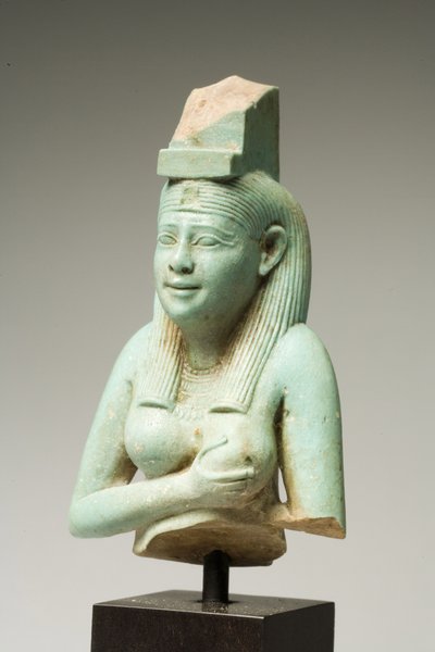 Fragmento de Isis, Período Dinástico Tardío (faenza) de Egyptian 26th Dynasty