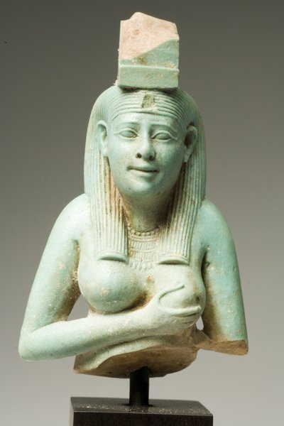 Fragmento de Isis, Período Dinástico Tardío (faenza) de Egyptian 26th Dynasty