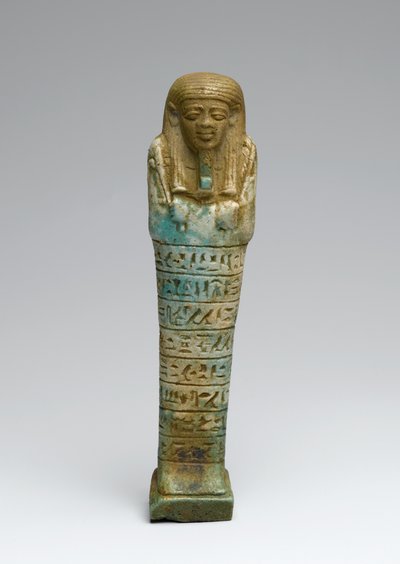 Shabti de Psamtek, posiblemente de Giza, Reino Tardío de Egyptian 26th Dynasty