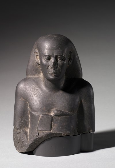 Busto de Ankh-Hor, Período Tardío, 525-404 a.C. de Egyptian 27th Dynasty