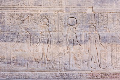 Relieves del templo de Philae, Asuán, Egipto de Egyptian 30th Dynasty