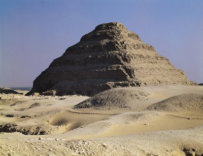 Pirámide escalonada del Rey Djoser (c.2667-2648 a.C.) Reino Antiguo de Egyptian 3rd Dynasty