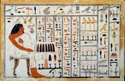 Antigüedad egipcia: estela de piedra caliza del Príncipe Oupemnefret de Egyptian 4th Dynasty