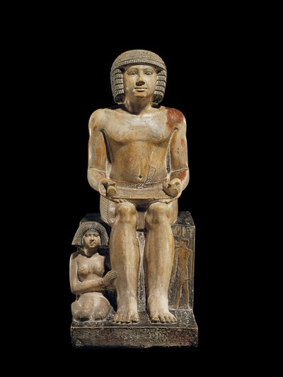 Estatua para el Inspector de los Escribas Sekhemka, c.2400-2300 a.C. de Egyptian 5th Dynasty