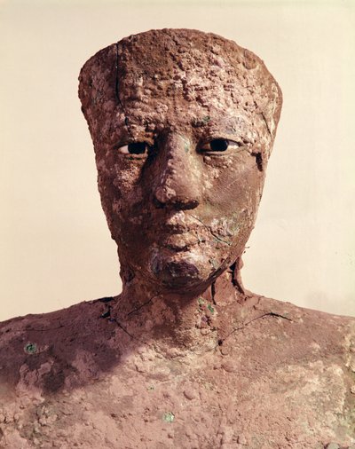 Estatua de Pepi I (2289-2255 a.C.) (detalle) de Egyptian 6th Dynasty