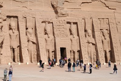 Pequeño templo de Abu Simbel de Egyptian Egyptian
