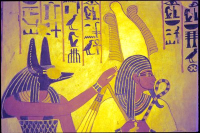 Antiguo Egipto, Pintura mural, Tumba de Sennufer, Tumba de los Nobles, Tebas de Egyptian Egyptian