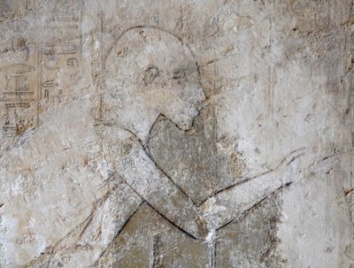 Dibujo de un hombre, tumba de Ramose de Egyptian Egyptian