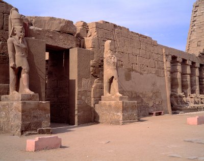 Antigüedad egipcia: vista del templo de Karnak. Egipto de Egyptian Egyptian