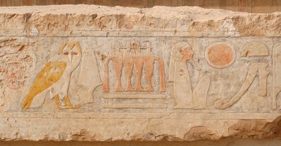 Bajo relieve. Templo funerario de Hatshepsut, Deir el Bahari de Egyptian Egyptian