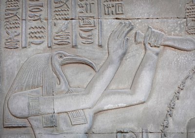 Thot, Templo de Kom Ombo (relieve) de Egyptian Egyptian