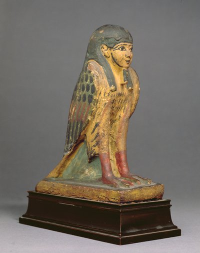 Ba pájaro con cabeza humana de Egyptian Ptolemaic Period