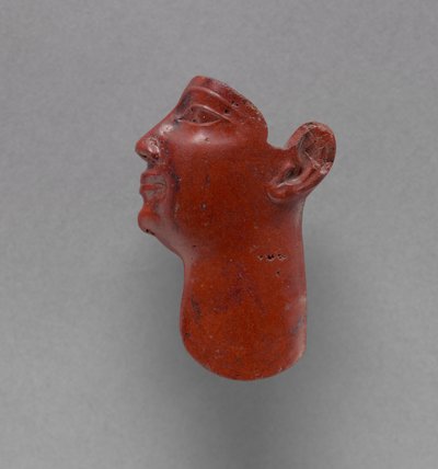 Incrustación: Cabeza de un Rey, 380-246 a.C. de Egyptian Ptolemaic Period