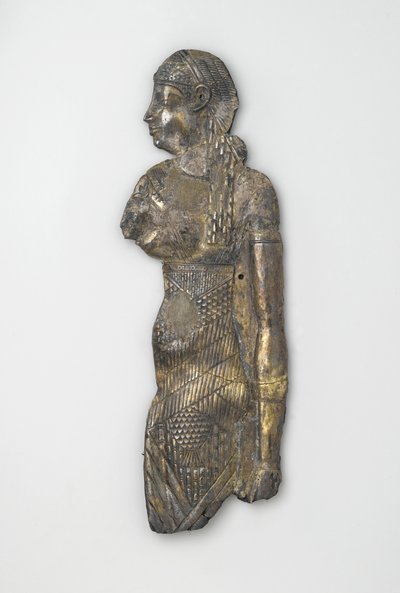 Panel que representa una figura femenina, posiblemente siglo I a.C. de Egyptian Ptolemaic Period