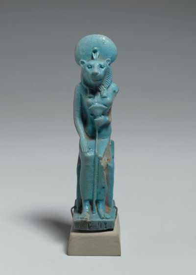 Figura sentada de Sekhmet, 305-30 a.C. de Egyptian Ptolemaic Period