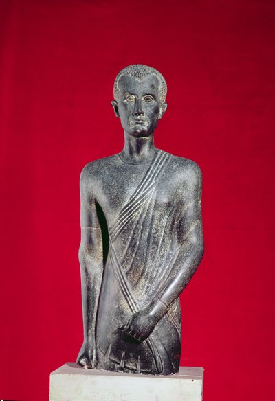 Estatua de Hor, de Alejandría, c.40 a.C. de Egyptian Ptolemaic Period