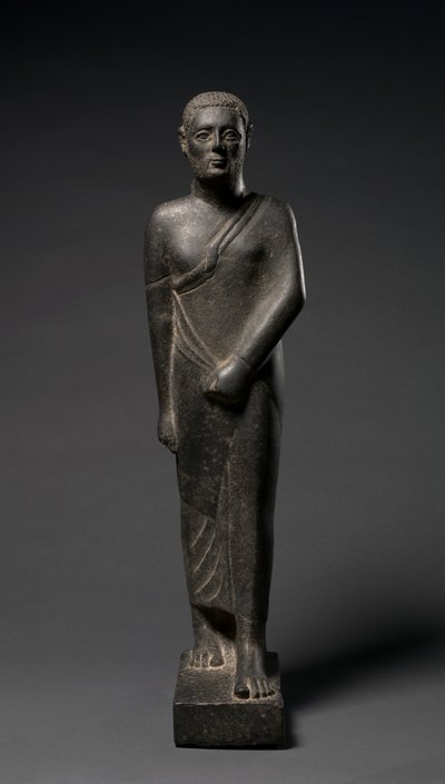 Estatua de un hombre, 200-100 a.C. o posterior de Egyptian Ptolemaic Period