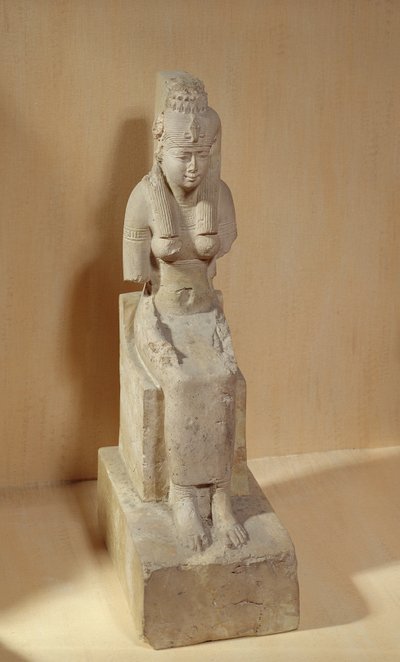 Estatua de la diosa Rattawy, de Medamud de Egyptian Ptolemaic Period