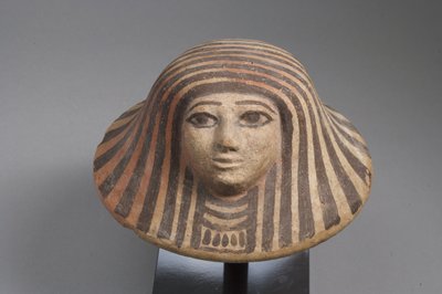 Tapa de jarra canópica, Reino Nuevo de Egyptian School