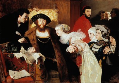 Cristián II Firmando la Orden de Ejecución de Torben Oxe de Hjalmer Eilif Emanuel Peterssen