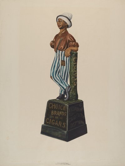 Figura de Tienda de Cigarros de Einar Heiberg