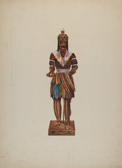 Indio de tienda de cigarros de Einar Heiberg