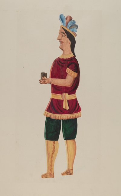 Indio de tienda de cigarros de Einar Heiberg
