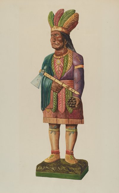 Indio de tienda de cigarros de Einar Heiberg