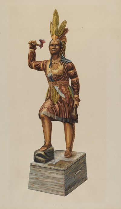 Indio de Tienda de Cigarros de Einar Heiberg
