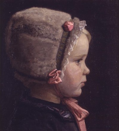 La hija del artista como niña pequeña de Einar Hein