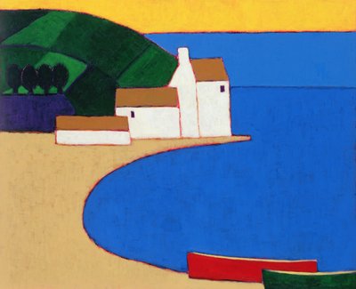 Bahía en el sur de Bretaña, 2004 de Eithne Contemporary Artist Donne