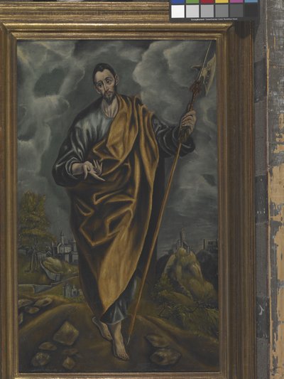 San Judas Tadeo o Santo Tomás (óleo sobre lienzo) de El (1541 1614) Greco