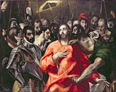 El desvestido de Cristo (óleo sobre lienzo) de El (1541 1614) Greco