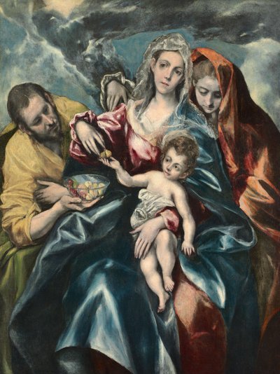 La Sagrada Familia con María Magdalena, c.1590-95 de El Greco