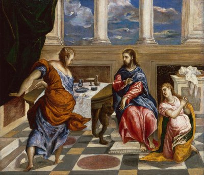 Cristo en la Casa de Marta y María de El Greco