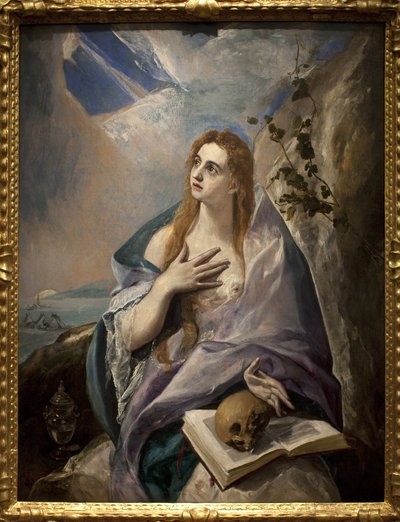 Magdalena penitente de El Greco