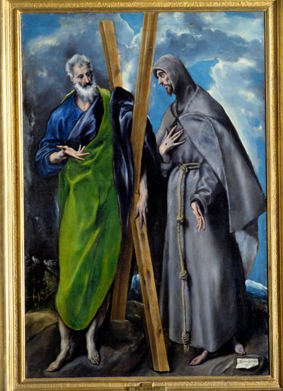 Retrato de San Andrés y San Francisco de Asís de El Greco