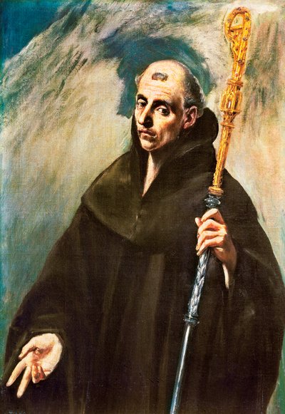 Retrato de San Benito de Nursia de El Greco