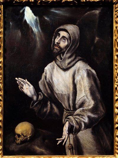 San Francisco de Asís recibiendo los estigmas de El Greco