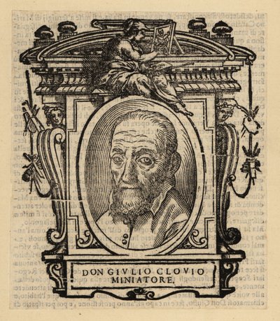 Retrato de Giorgio Giulio Clovio, iluminador, miniaturista y pintor nacido en Croacia, activo en el Renacimiento italiano de El Domenico (after) Greco