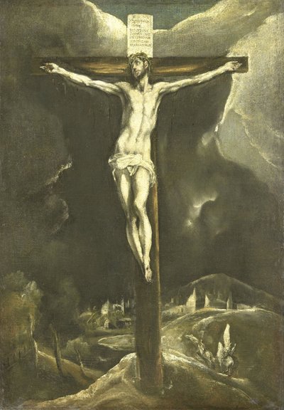 Cristo en la Cruz de El Greco (workshop of)
