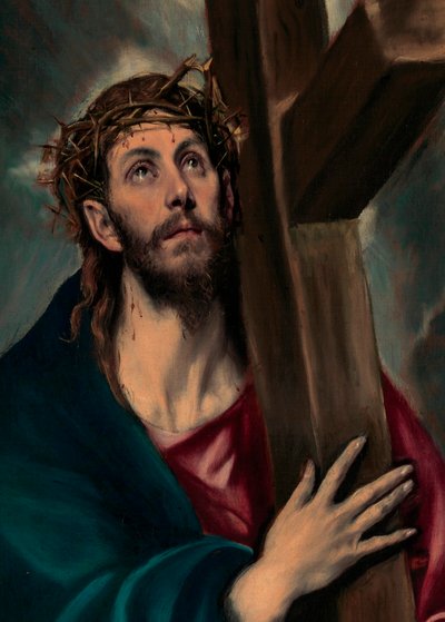 Cristo con la cruz a cuestas











 detalle de El Greco