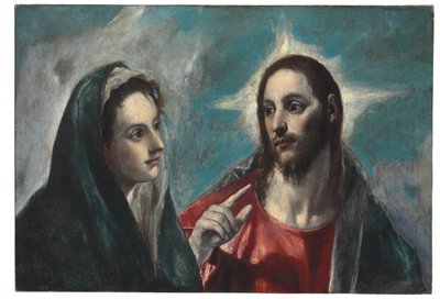 Cristo despidiéndose de su madre de El Greco