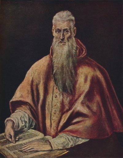 Der Heilige Hieronymus Als Kardinal de El Greco