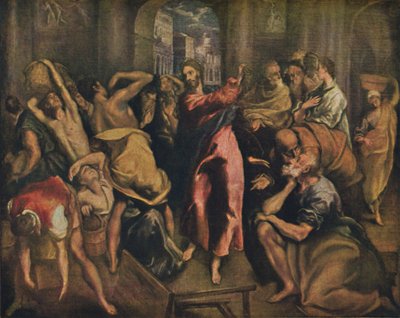 La limpieza del templo de El Greco