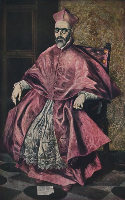 Don Fernando Niño De Guevara, Retrato del Cardenal Niño de Guevara, 1598, 1938 de El Greco